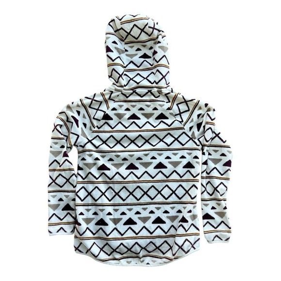 The North Face Women's Geometric Hooded Fleece Pullover Size S - Picture 2 of 5